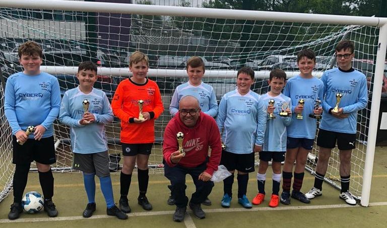 Sky Blues with 2021 Trophies